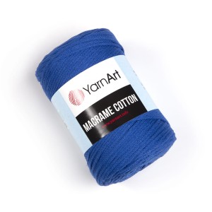 Sznurek Pleciony Macrame Cotton  772 - kolor niebieski