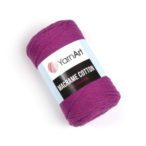 Sznurek Pleciony Macrame Cotton  777 - kolor różowy