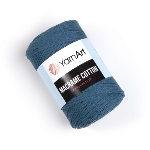 Sznurek Pleciony Macrame Cotton  789 - kolor niebieski