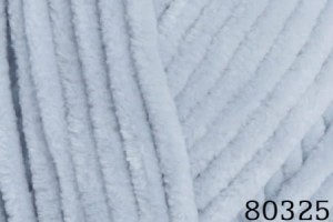 Włóczka welurowa Dolphin Baby 80325 - kolor szary