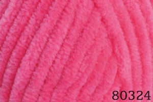 Włóczka welurowa Dolphin Baby 80324 - kolor różowy