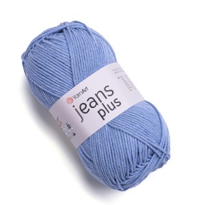Włóczka Jeans Plus 15 - kolor niebieski