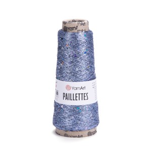 Włóczka metaliczna z cekinami Paillettes 8003