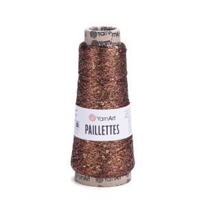 Włóczka metaliczna z cekinami Paillettes 8005