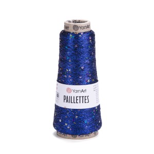 Włóczka metaliczna z cekinami Paillettes 8008