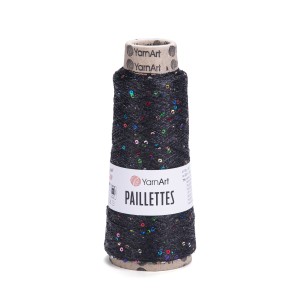 Włóczka metaliczna z cekinami Paillettes 8010