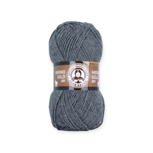 Włóczka Merino Gold 200 -  008 - kolor szary