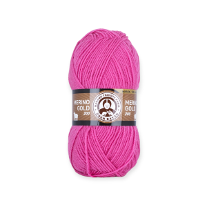 Włóczka Merino Gold 200 -  042 - kolor różowy