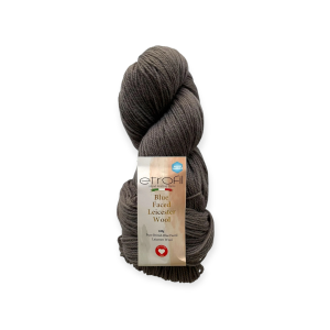 Włóczka Blue Faced Leicester Wool – naturalna wełna owcza 79082 kolor szary