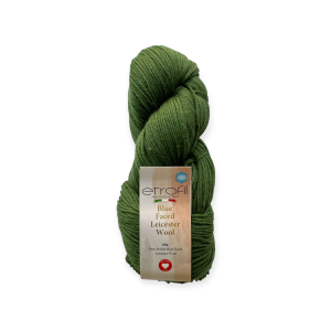 Włóczka Blue Faced Leicester Wool – naturalna wełna owcza 75177 kolor zielony