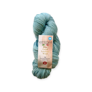 Włóczka Blue Faced Leicester Wool – naturalna wełna owcza 73228 kolor niebieski