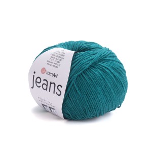 Włóczka Jeans 63 - kolor butelkowy
