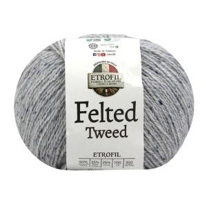 Włóczka Felted Tweed – 71068  – kolor granit – naturalna wełna merino i baby alpaka