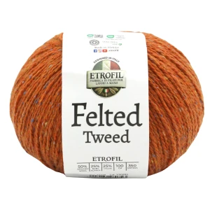 Włóczka Felted Tweed – 72245  – kolor bursztynowy – naturalna wełna merino i baby alpaka