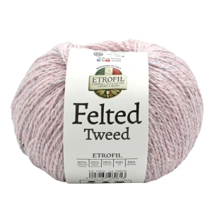 Włóczka Felted Tweed – 73419  – kolor pudrowy róż – naturalna wełna merino i baby alpaka