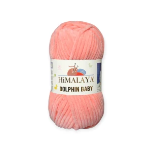 Włóczka welurowa Dolphin Baby 80346 - kolor różowy
