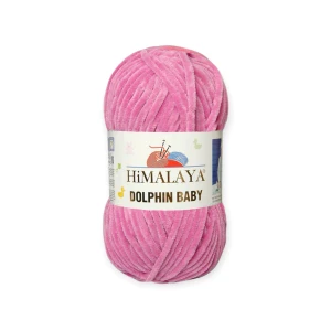 Włóczka welurowa Dolphin Baby 80356 - kolor fioletowy